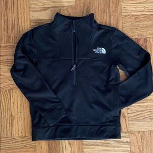 North Face Black half zip